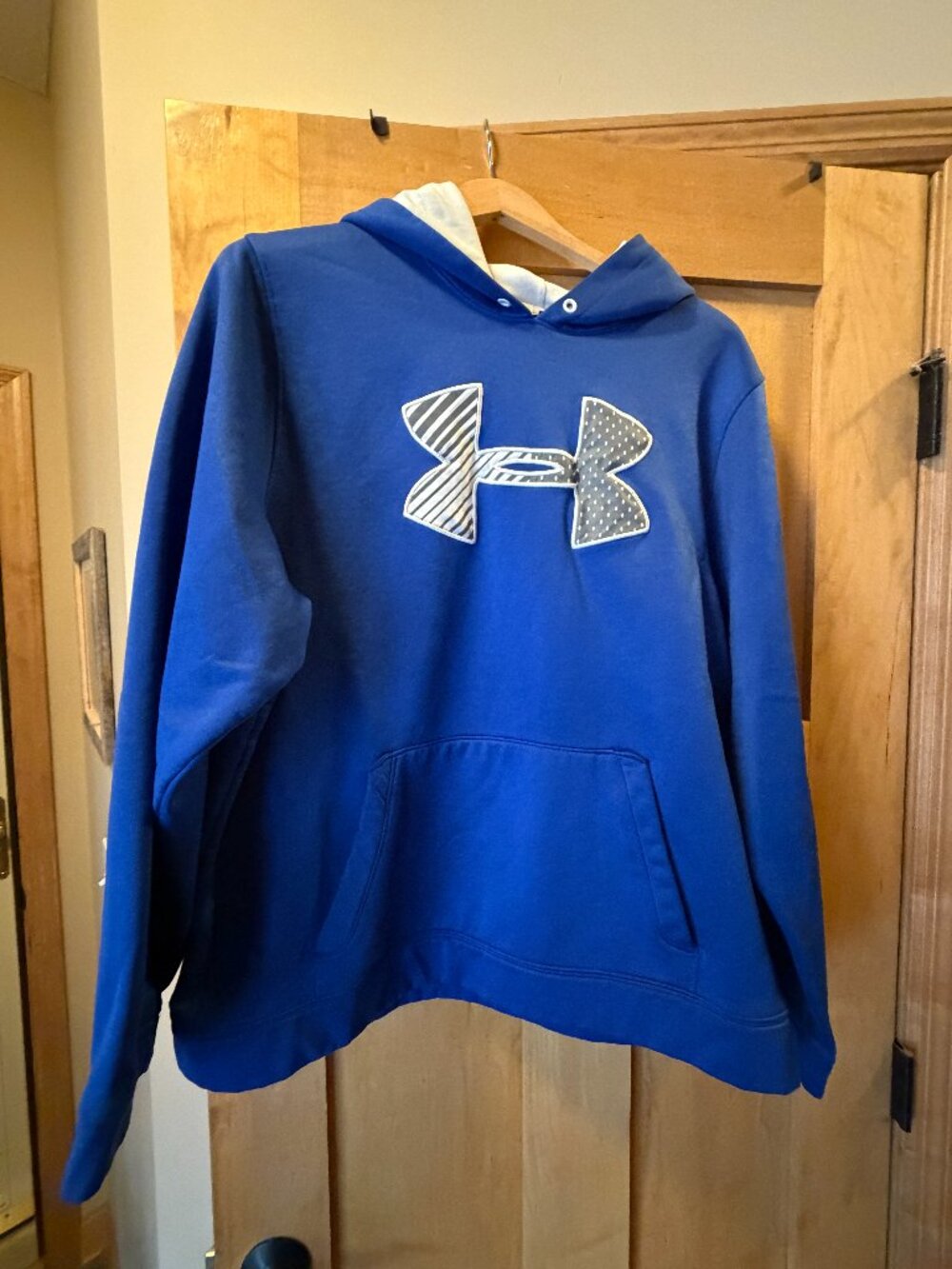 Under Armour Storm Hoodie Pullover Sweatshirt Blue Loose Men's XL